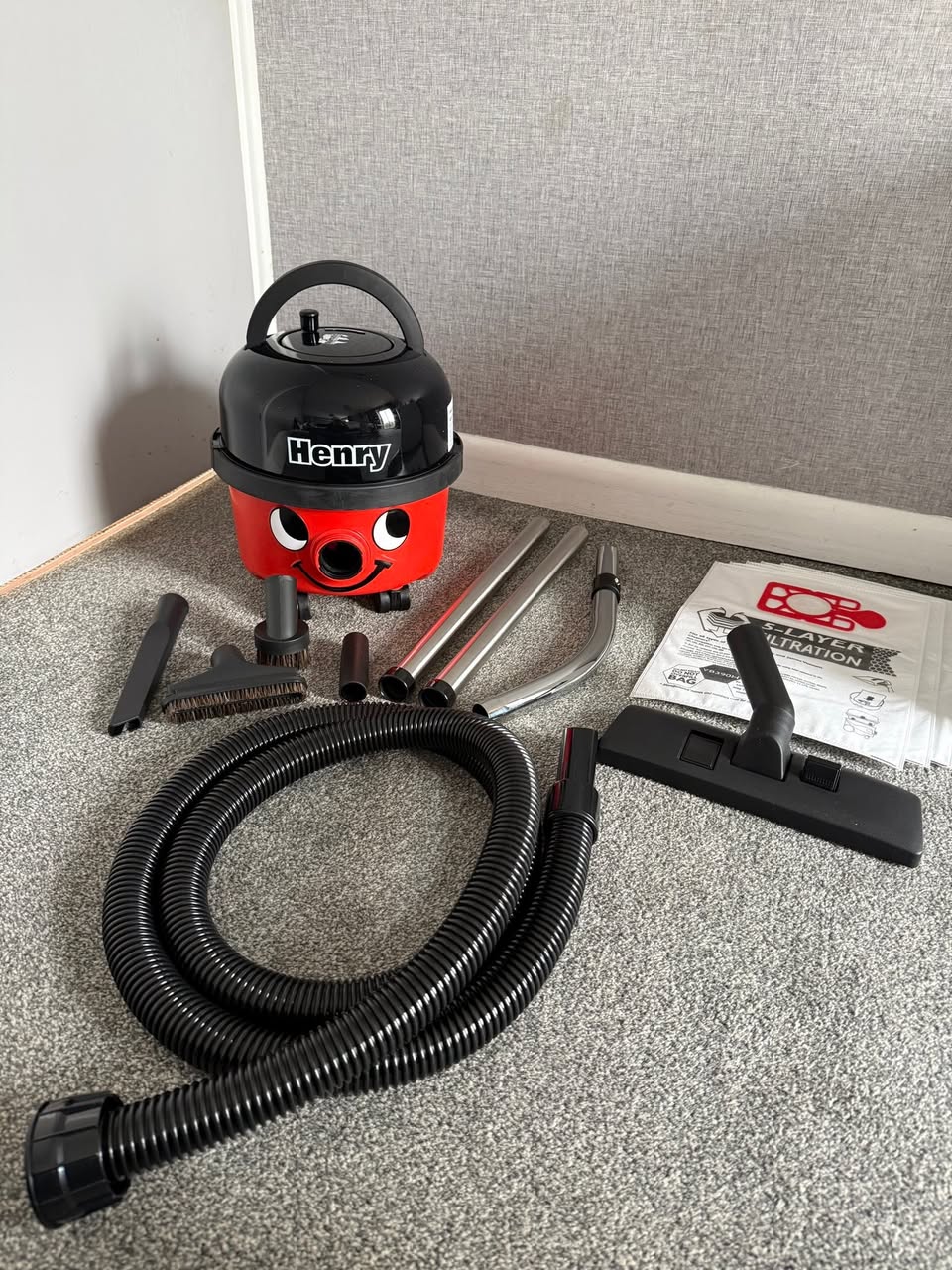 Numatic Henry HVR160 | Brand New Toolkit + 5 Bags
